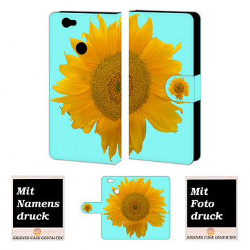 Huawei Nova Sonnenblumen Handy Hülle Tasche Foto Bild Druck