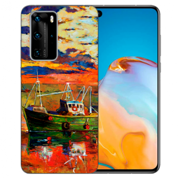 Silikon TPU Hülle mit Gemälde Bilddruck für Huawei P40 Pro Case