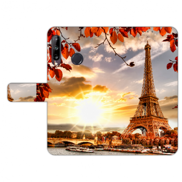 Handy Hülle mit Bilddruck Eiffelturm für Huawei Y9 (2019) Schutzhülle 