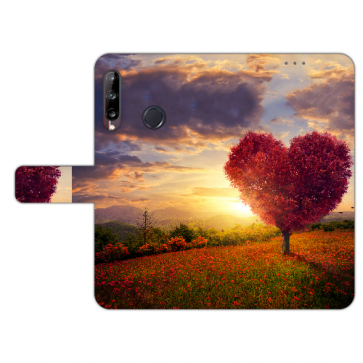 Personalisierte Handy Hülle für Huawei Y9 (2019) mit Bilddruck Herzbaum