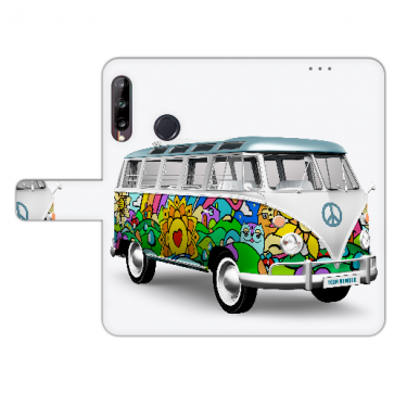 Personalisierte Huawei Y9 (2019) Handy Hülle mit Hippie Bus Foto Druck 