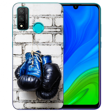 Huawei P Smart 2020 TPU Hülle mit Fotodruck Boxhandschuhe Etui