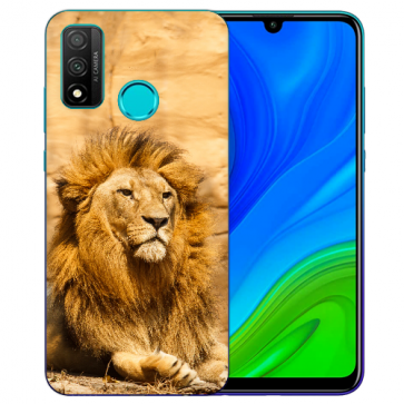 Huawei P Smart 2020 TPU Hülle mit Fotodruck Löwe Etui