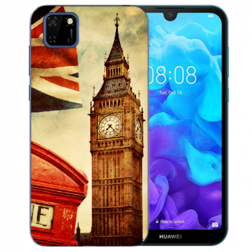 Huawei Y5P (2020) TPU Hülle mit Fotodruck Big Ben London Etui