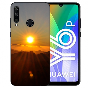 Huawei Y6P (2020) TPU Hülle mit Fotodruck Sonnenaufgang Etui