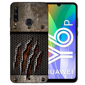 Huawei Y6P (2020) TPU Hülle mit Fotodruck Monster-Kralle Etui