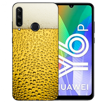 Huawei Y6P (2020) TPU Hülle mit Fotodruck Bier Etui