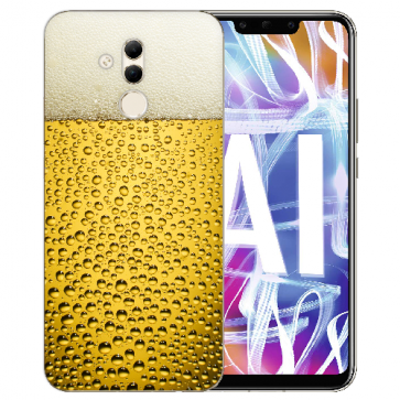 Huawei Mate 20 Lite Silikon Schutzhülle TPU mit Bilddruck Bier