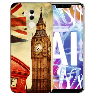 Huawei Mate 20 Lite Silikon TPU Hülle mit Bilddruck Big Ben London