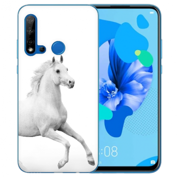 Silikon Schutzhülle TPU Case für Huawei P20 Lite 2019 mit Pferd Bilddruck