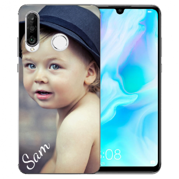 Huawei P30 Lite Silikon Hülle mit Foto Bilddruck