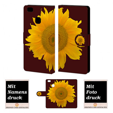 Huawei P9 Lite Personalisierte Handyhülle mit Sonnenblumen Bild Druck