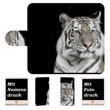 iPhone 8 Personalisierte Handy Tasche Hülle mit Tiger + Foto Druck