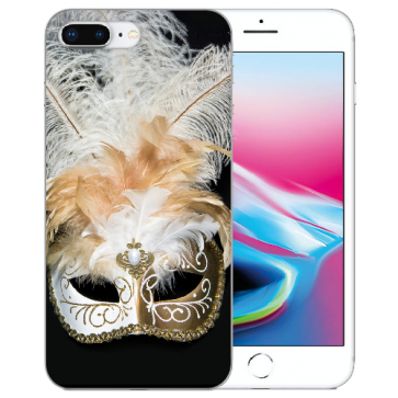 TPU Hülle für iPhone 7 +/ iPhone 8 Plus mit Venedig Maske Fotodruck 