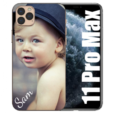 iPhone 11 Pro Max Silicone - Case TPU Handyhülle mit eigenem Foto Motiv