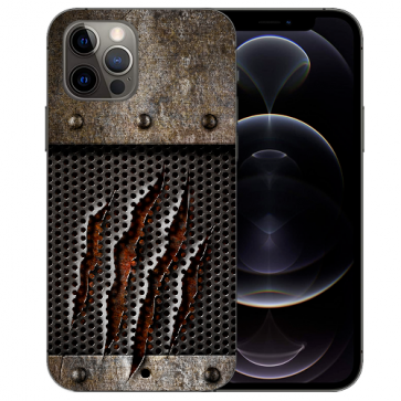 iPhone 12 Pro Max Handy Hülle Tasche mit Bilddruck Monster-Kralle 