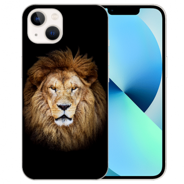 Silikon TPU Case für iPhone 13 Handyhülle mit Bilddruck Löwenkopf