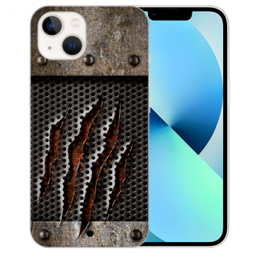 iPhone 13 Silikon TPU Case Handyhülle mit Monster-Kralle Fotodruck 
