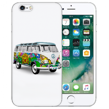 iPhone 6+ / iPhone 6S Plus TPU Hülle mit Bilddruck Hippie Bus