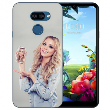 Personalisierte Handyhülle für LG K40s Silikon TPU Case mit Bilddruck