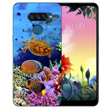 individuelle Schutzhülle mit Foto Bild für LG K50s Aquarium Schildkröten