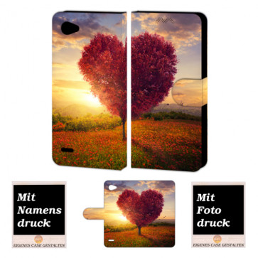 LG Q6 Handyhülle mit Herzbaum Foto Bild Druck zum selbst gestalten