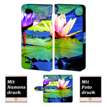 LG Q6 Personalisierte Handyhülle mit Lotosblumen Foto selbst gestalten