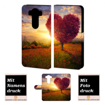 LG G3 Mini Herzbaum Handy Tasche Hülle Foto Bild Druck