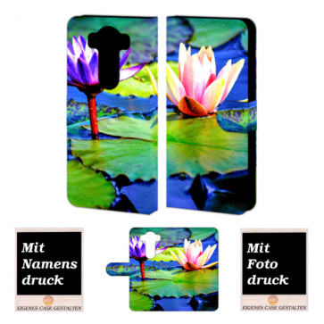 LG G3 Mini Lotosblumen Handy Tasche Hülle Foto Bild Druck