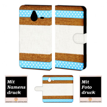 Microsoft Lumia 640 XL Muster Handy Tasche Hülle Foto Bild Druck