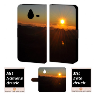 Microsoft Lumia 640 XL Sonnenaufgang Handy Tasche Hülle Foto Bild Druck