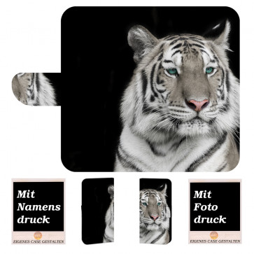 Huawei Mate 20 Personalisierte Handy Tasche mit Tiger Foto Logo Druck