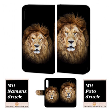 Huawei P30 Personalisierte Handy Hülle mit Löwe + Fotodruck Tasche 