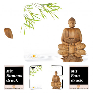 iPhone 6, 6s Personalisierte Handy Hülle mit Frieden Buddha + Fotodruck