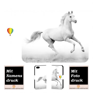 iPhone 6, 6s Personalisierte Handy Tasche Hülle mit Pferd + Bilddruck