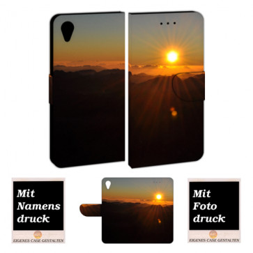 Handy Hülle mit Bilddruck Sonnenaufgang für Sony Xperia XA1 Etui