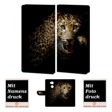 Personalisierte Handyhülle mit Leopard Fotodruck für Sony XA2