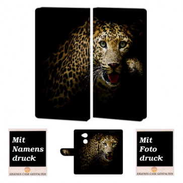 Sony XA2 Ultra Personalisierte Handy Hülle mit Leopard Foto Druck