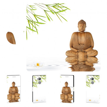 Schutzhülle Handy mit Frieden Buddha Bilddruck für Sony Xperia XA2 