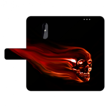 Handy Hülle mit Fotodruck Totenschädel für Nokia 3.2 Schutzhülle 