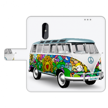 Personalisierte Handy Hülle mit Fotodruck Hippie Bus für Nokia 3.2 Etui