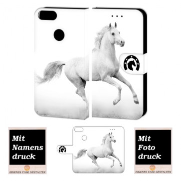 One Plus 5 Personalisierte Handy Hülle mit Pferd + Foto + Text Druck