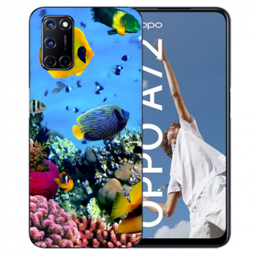 Oppo A52 / A72 / A92 TPU Handy Hülle Etui mit Korallenfische Fotodruck  Oppo A52 / A72 / A92 TPU Handy Hülle Etui mit Korallenfische Fotodruck