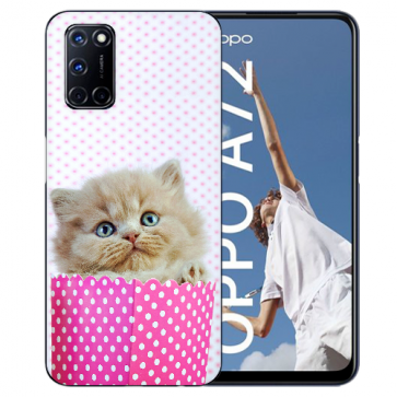 TPU Handy Hülle für Oppo A52 / A72 / A92 mit Kätzchen Baby Fotodruck 