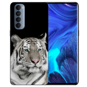 Oppo Reno 4 Pro (4G) Silikon TPU Case Handyhülle mit Tiger Fotodruck Etui Oppo Reno 4 Pro (4G) Silikon TPU Case Handyhülle mit Tiger Fotodruck Etui