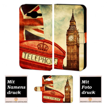 Handyhülle Tasche mit Big Ben-London Bilddruck für Samsung Galaxy A3 
