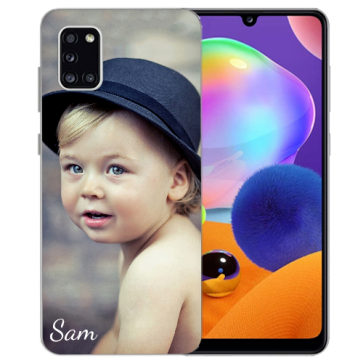 TPU Schutzhülle Silikon Case für Samsung Galaxy A31 mit Foto Bilddruck