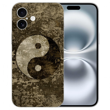 TPU Personalisierte Handy Hülle Cover für iPhone16 Plus Yin Yang Bilddruck Back