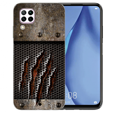 Huawei P40 Lite Silikon TPU Schutzhülle mit Bilddruck Monster-Kralle