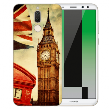 Huawei Mate 10 Lite Silikon TPU Hülle mit Big Ben London Bilddruck 